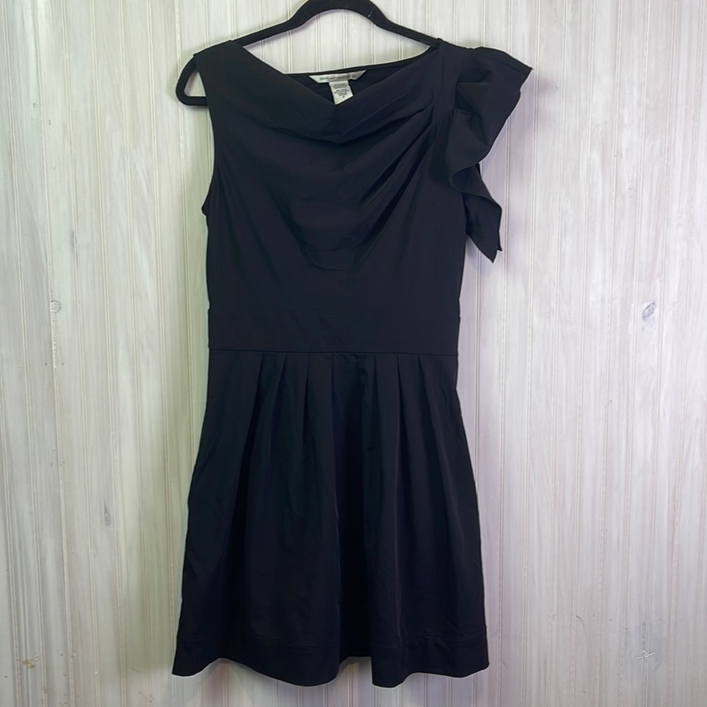 DVF ASYMMETRICAL RUFFLE DRESS 8